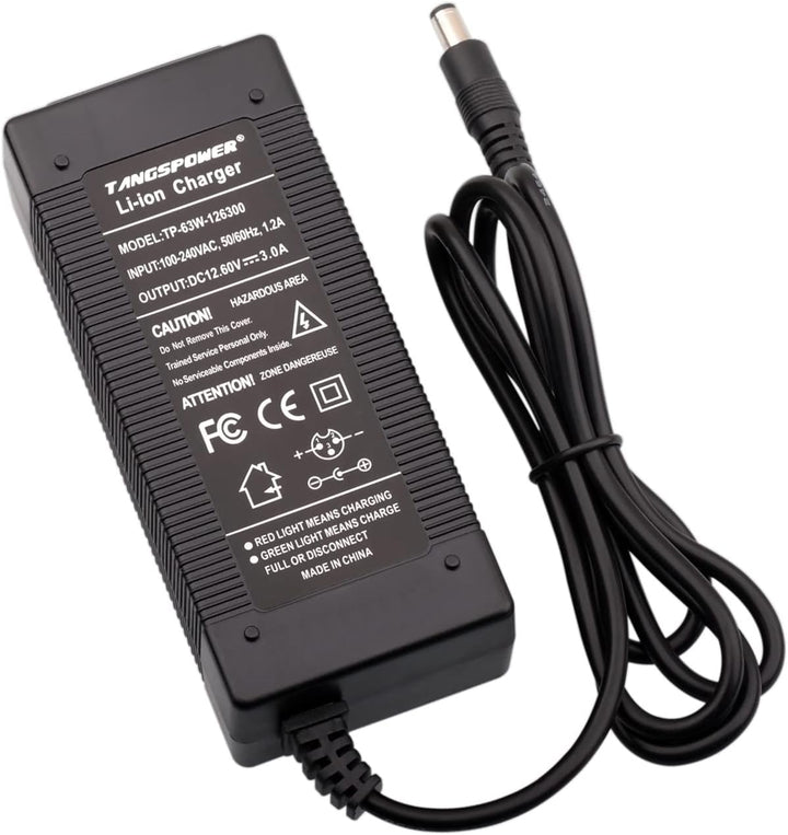 Ladegerät für Lithium-Akku, 12,6 V, 3 A, für Akku 3S, 10,8 V, 12 V, Angellicht, Ladegerät für elektr