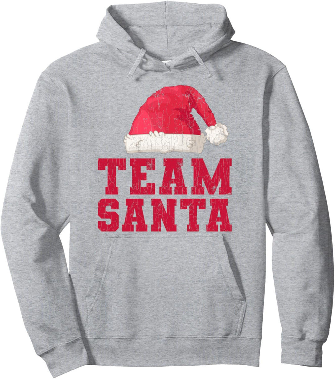 Team Santa Funny Merry Christmas Xmas Rentier Grafik Pullover Hoodie