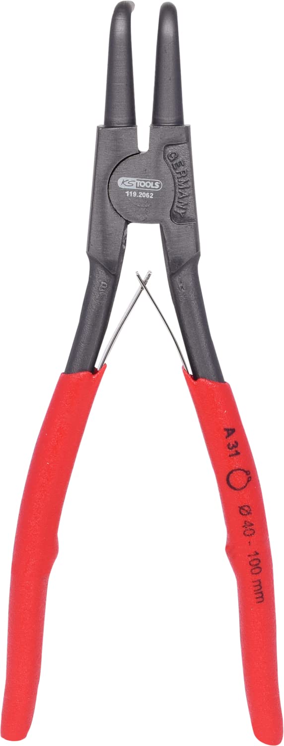 KS Tools 119.2062 Aussen-Sicherungszangen, abgewinkelt, 40-100 mm A31, 40-100 mm, A31, 40-100 mm