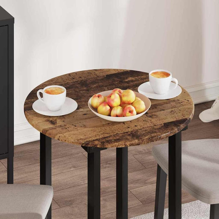 Homgoday Tischplatte Altholz 60 x 60 x 1.5 cm Holzwerkstoff Desktop Model880409