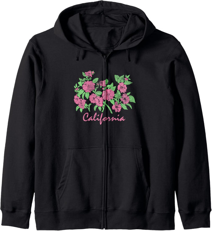 California Flowers Logo Kapuzenjacke