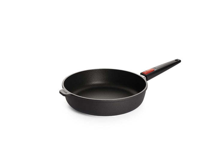 Woll Nowo Titanium Hochrandpfanne, Ø 28 cm, 7 cm hoch, mit abnehmbarem Stiel - Geeignet für Ceran, G