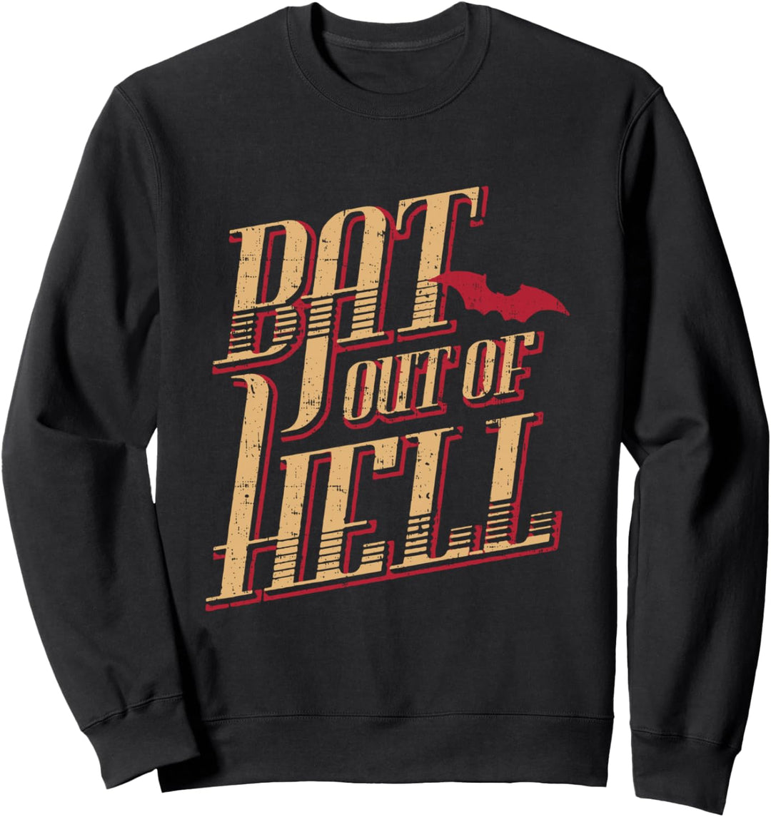 Meat Loaf Bat Out of Hell Lyric Sweatshirt