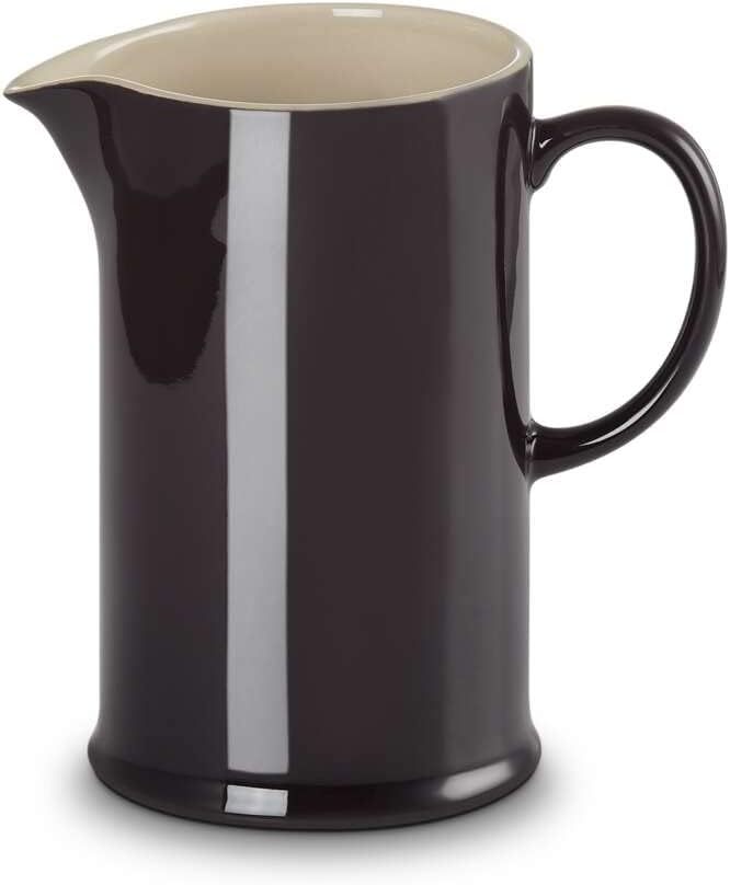 Le Creuset Kaffeebereiter aus Steinzeug, 1 L, Schwarz, 91028200140000 Schwarz Glänzend, Schwarz Glän