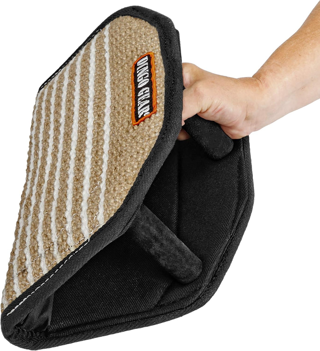 Dingo Gear Beisskissen aus Jute Keilform Gizmo Ausbildung IGP IPO K9 Hundetraining S00516 Jute Gross