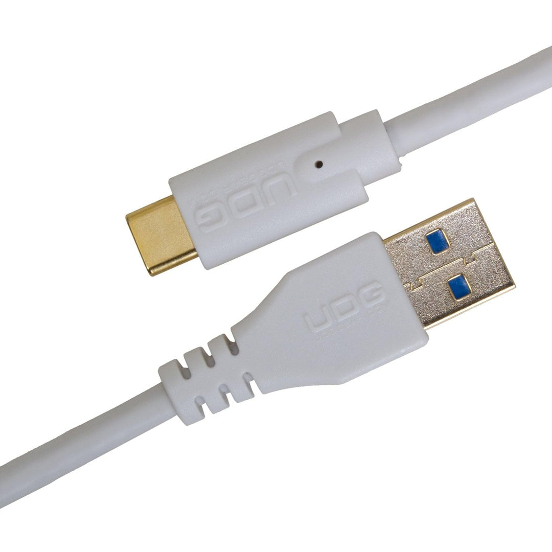 UDG Ultimate USB Cable - USB 3.2 C-A - High-Speed, Audio-optimiert – Weiss, Gerade, 1.5 m (U98001WH)