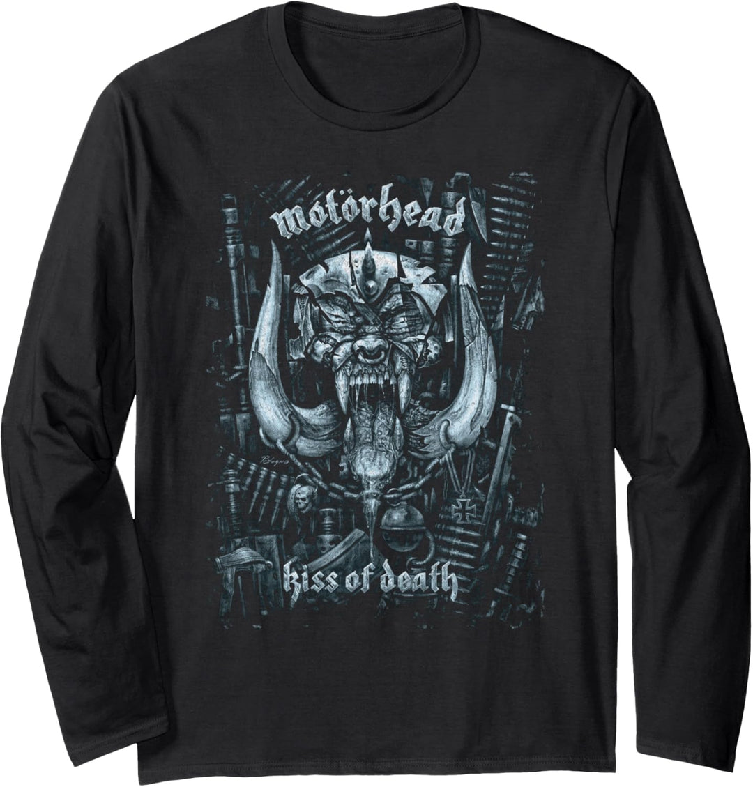 Motörhead – Kiss Of Death Vintage Front/Back Langarmshirt