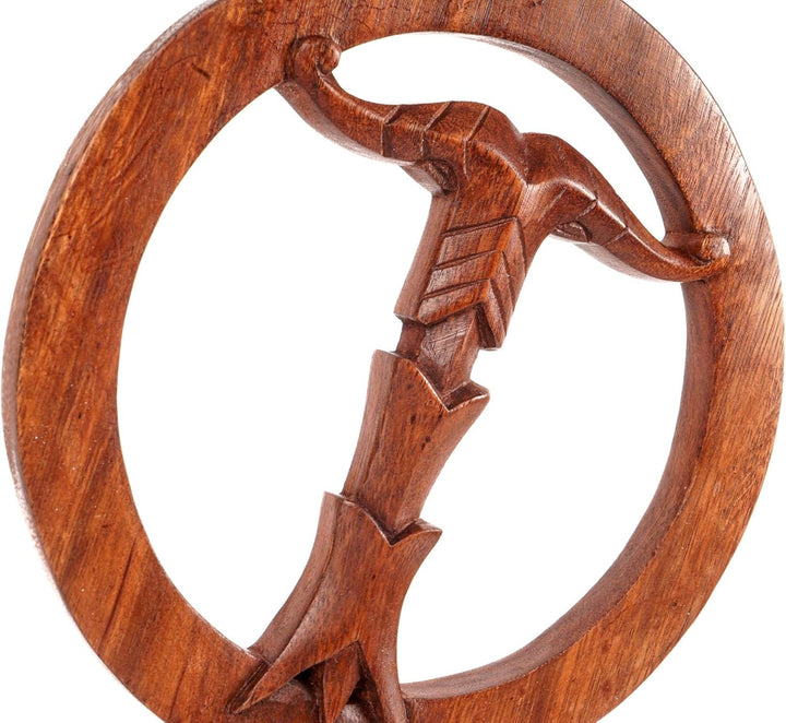 Windalf Nordische Wandkunst IRMINSUL Ø 20 cm Wikinger Wandschmuck Rechtum Fülle Wandskulptur Handarb