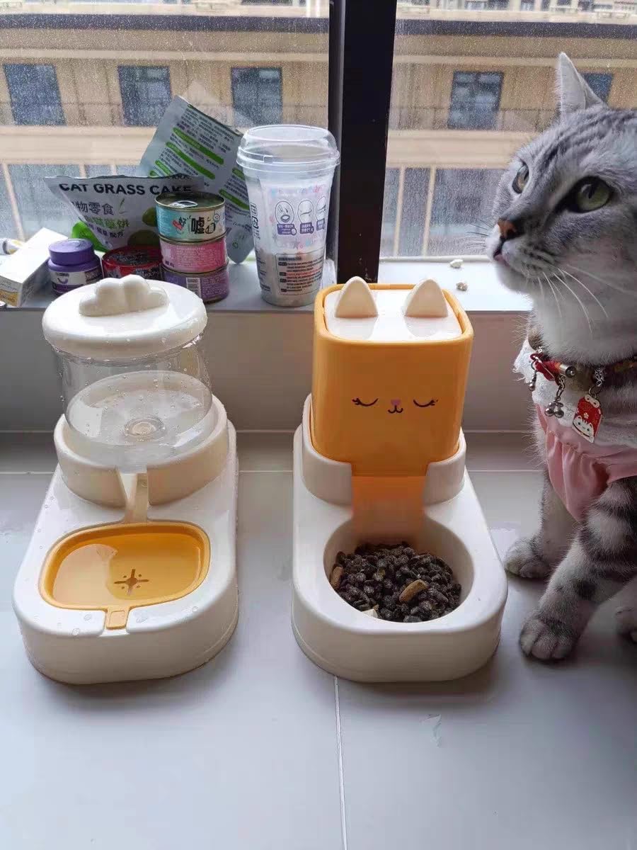 Hundefutter und Wasserspender, Futter und Wasserspender für Haustiere,Futterspender und Bewässerung,