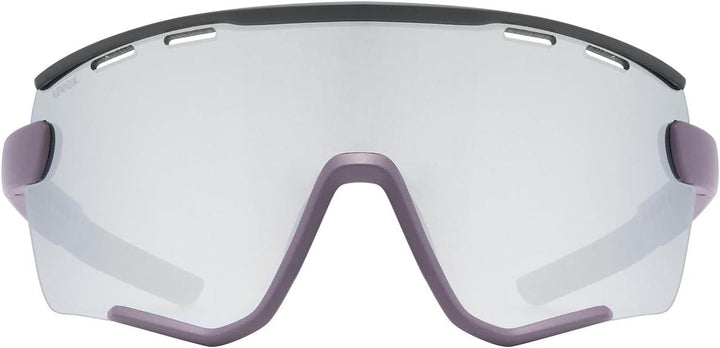 uvex Unisex Sportstyle 236 S Set Sportbrille (1er Pack) Einheitsgrösse plum black mat/silver, Einhei