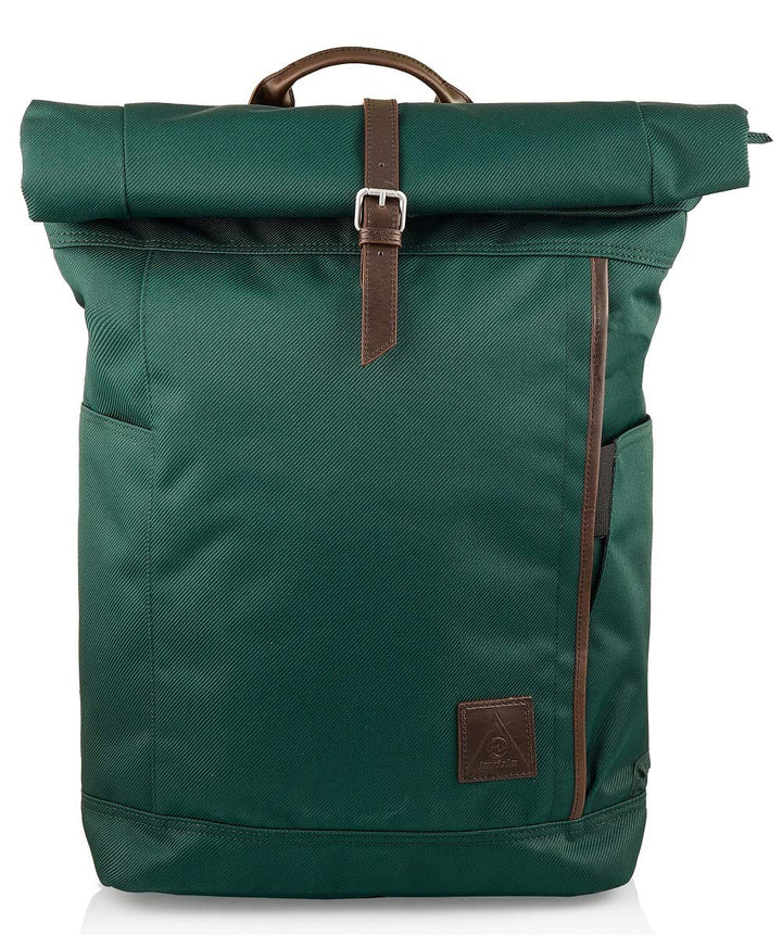 INVICTA Urban Lux: Rolltop Rucksack, praktisch & unisex, mit Laptopfach für Uni, Arbeit, Reise & Fah