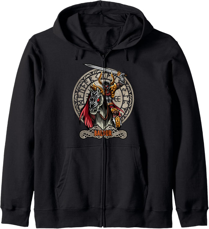 Baldur, Norse Mythology, Valhalla Viking, Nordic God Kapuzenjacke