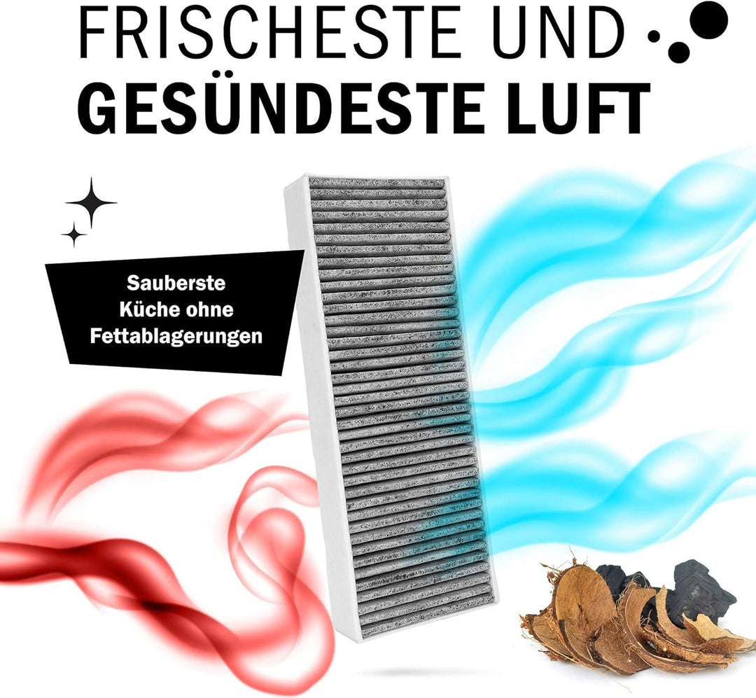 A&M® Aktivkohlefilter ähnlich BASIC hochwertige Aktivkohlefilter BIU/BHU/BFIU BAKFS (2er Pack)