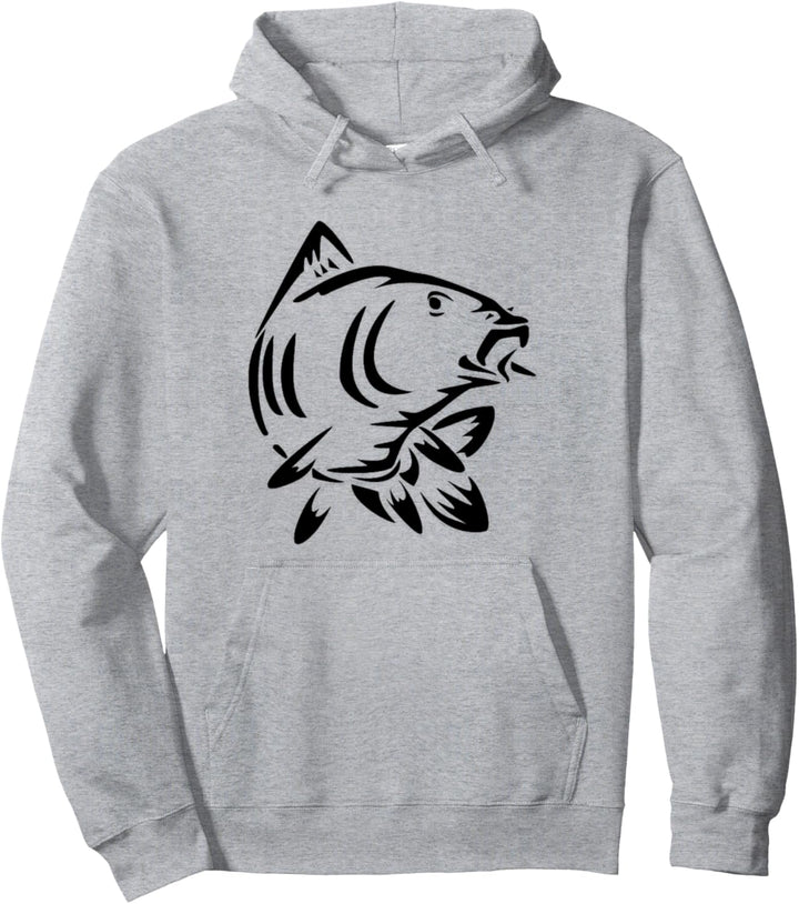 Karpfen Tshirt Angel Shirt für Angler mit Fisch Mann Frau Pullover Hoodie