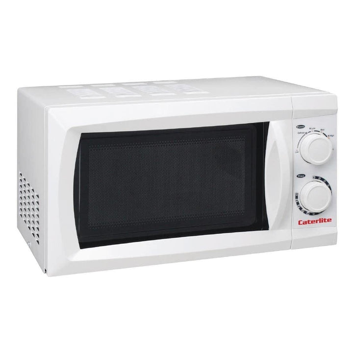 Caterlite Kompakter Mikrowellenherd, 700 W, Stahl, 6 Leistungsstufen