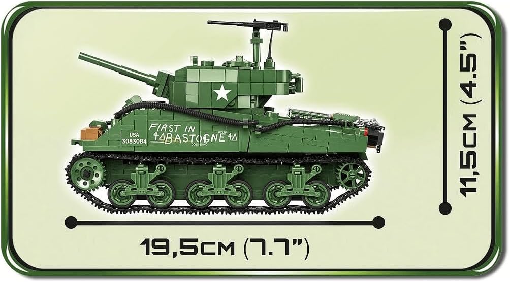COBI 2550 Sherman M4A3E2 Jumbo, Historical Collection, World War II (WWII), Keine