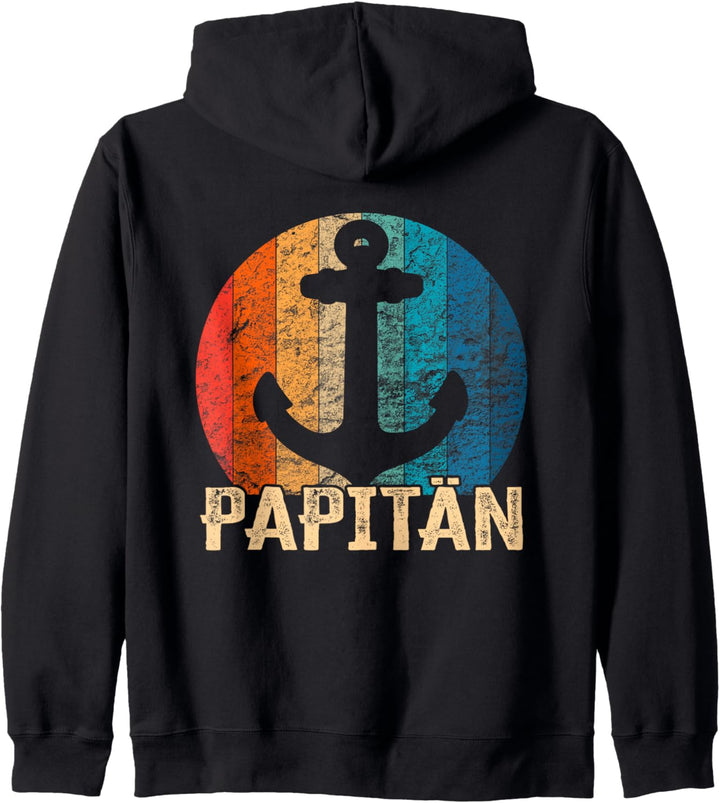 Papitän Kapitän Bester Papa Dad Daddy der Welt Vatertag Kapuzenjacke