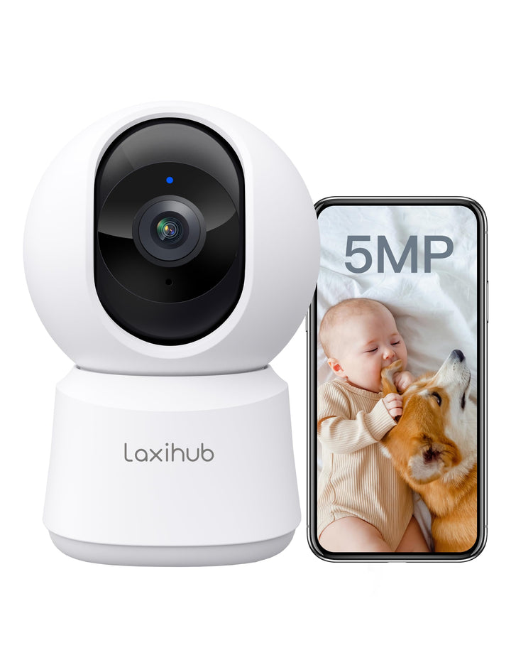 Hundekamera Laxihub Überwachungskamera Innen Kamera Hundekamera mit App WLAN 2,4 GHz Haustierkamera