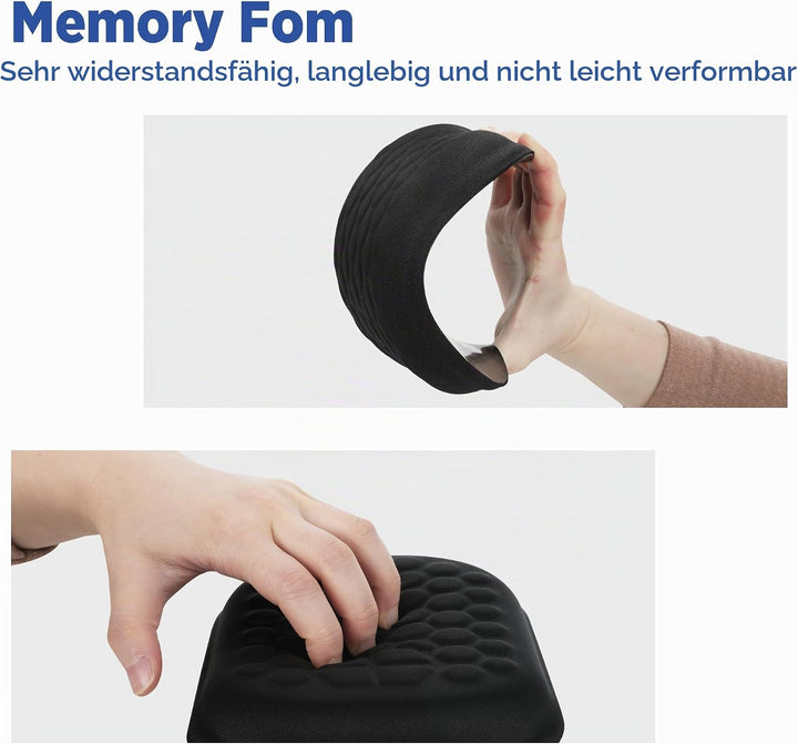 Gimars Wrist Rest Handgelenkauflage Ellbogenauflage Unterstützung für Tastatur und Maus, Memory-Foam