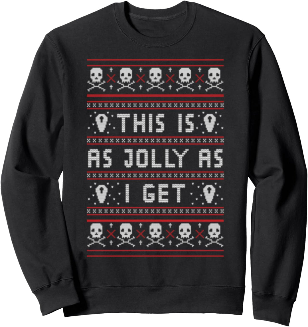 Emo Goth Ugly Christmas Sweatshirt