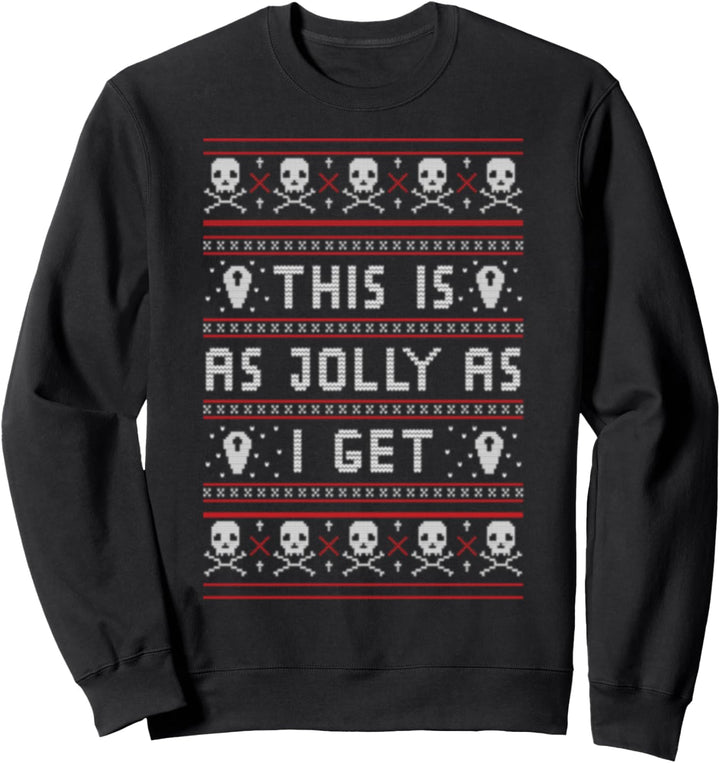 Emo Goth Ugly Christmas Sweatshirt