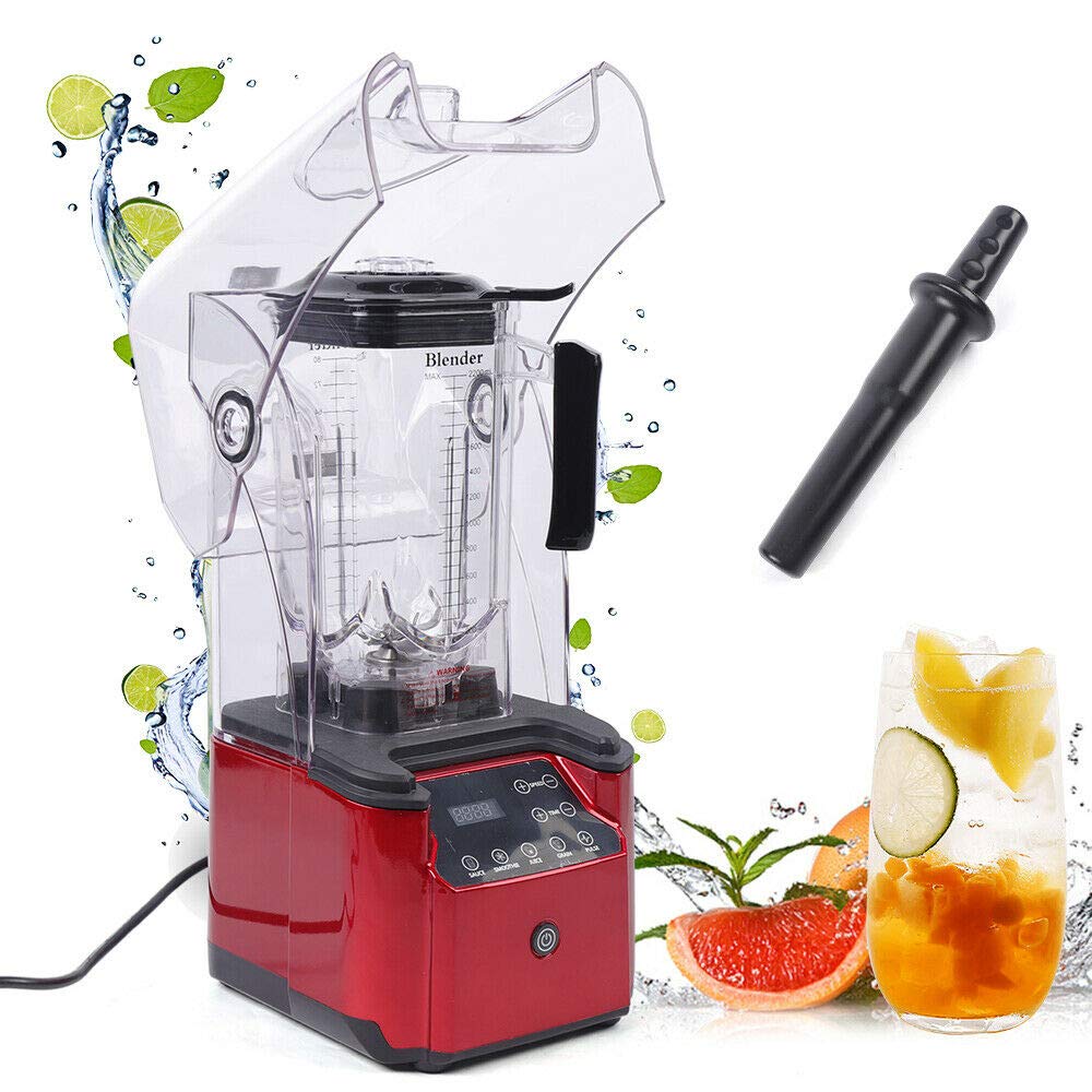 Schalldichter Standmixer, Smoothie, Zerkleinerer für Eis, Mixer, Küche, hohe Leistung, auf Sockel, D