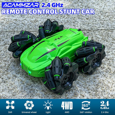 ACAMMZAR Ferngesteuertes Auto für Kinder, 2.4GHz 4WD RC Auto Offroad All Terrain, 360° Flip RC Stunt