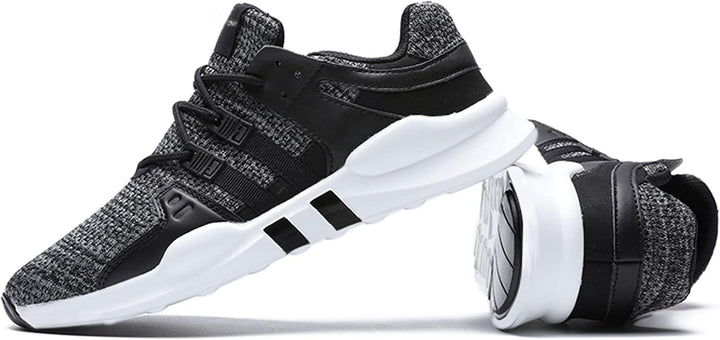 JACKSHIBO Sneaker Herren Damen Laufschuhe Leicht Sportschuhe Turnschuhe Unisex 36-46EU 40 EU 01 Grau