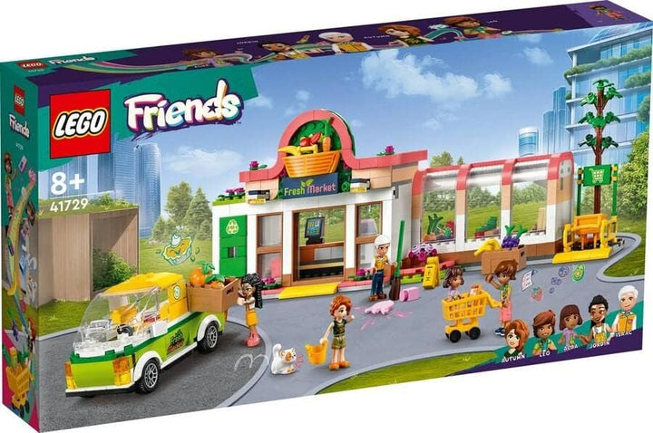 LEGO 41729 Friends Bio-Laden, Supermarkt Spielset mit Charakteren aus der Serie 2023, Spielzeug-Gesc