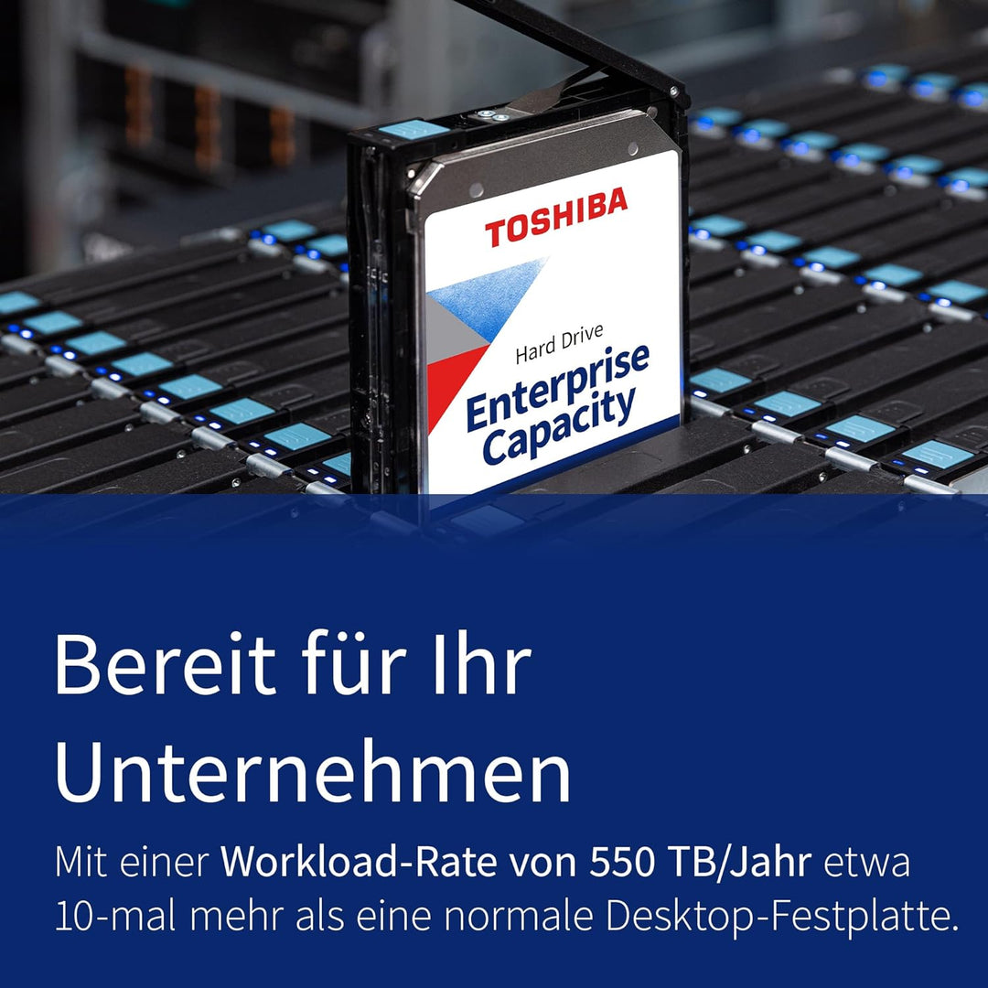 Toshiba 10TB Enterprise Internal Hard Drive – MG Series 3.5' SATA HDD Mainstream server and storage,