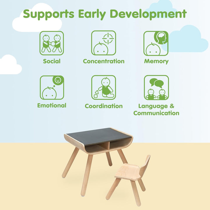 PLAN TOYS 8703 Plantoys, PT8703, Table and Chair