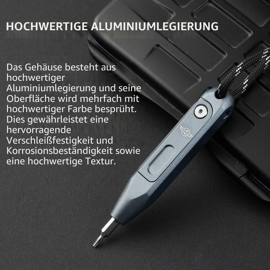 OKNIFE Otacle D1 Mini Präzisions-Schraubendreher-Set, 9 in 1 EDC Multi Bit Taschen-Schraubendreher,