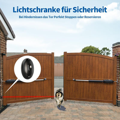 TOPENS TC102 Lichtschranke Infrarot Sensorsystem Einfahrtssensor für Torantriebe Zugangskontrolle Si