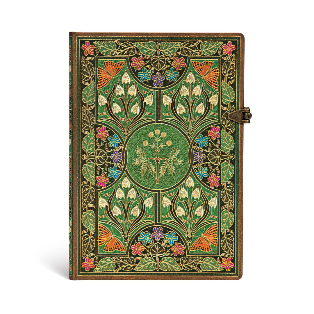 Paperblanks Blühende Poesie Notizbuch Midi Liniert (Poetry in Bloom), Midi (180 x 130): Lined Midi
