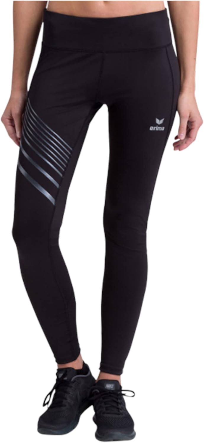 Erima Race Line Running Tight Damen Damen 34 Schwarz, 34 Schwarz