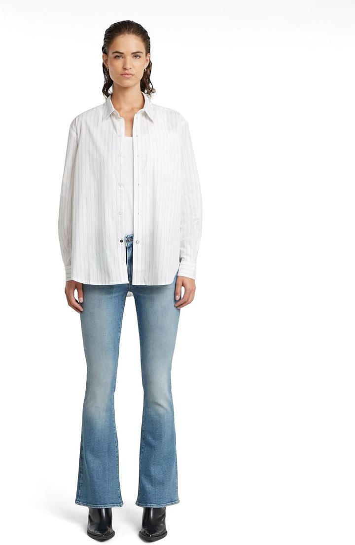 G-STAR Damen 3301 Flare Jeans 23W / 30L Blau (Sun Faded Summer Sky D21290-d441-h099), 23W / 30L Blau