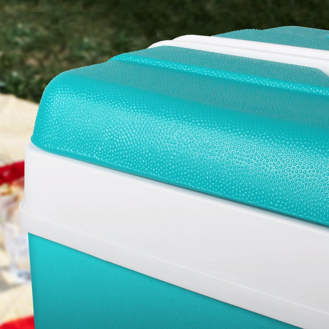 Kühlbox Isolierbox Kühltasche Camping Thermobox Isoliertasche Grau Kühlbox 35L TÜRKIS, Kühlbox 35L T