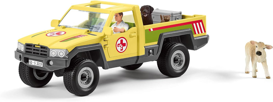 Schleich 42503 Veterinarian visit at the Farm World Standardverpackung