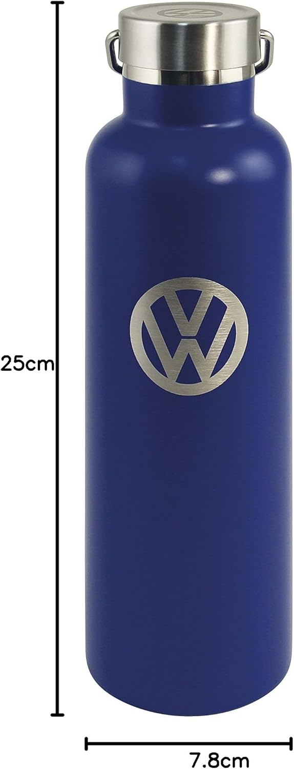 BRISA VW Collection - Original Volkswagen Isolierte Doppelwandige Vakuum Edelstahl Thermos-Flasche (