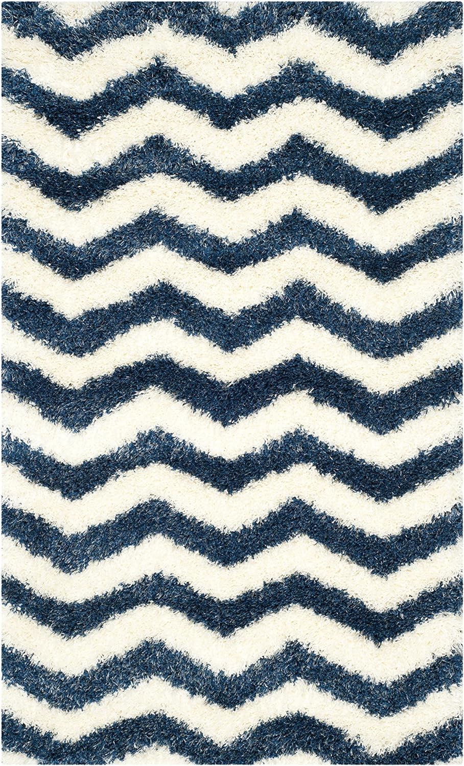 SAFAVIEH Zottelig Teppich für Wohnzimmer, Esszimmer, Schlafzimmer - Montreal Shag Collection, Hoher