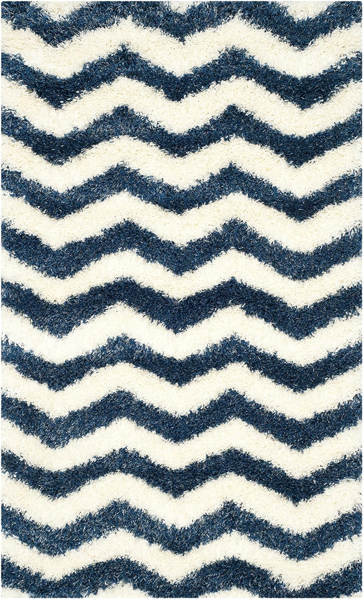 SAFAVIEH Zottelig Teppich für Wohnzimmer, Esszimmer, Schlafzimmer - Montreal Shag Collection, Hoher