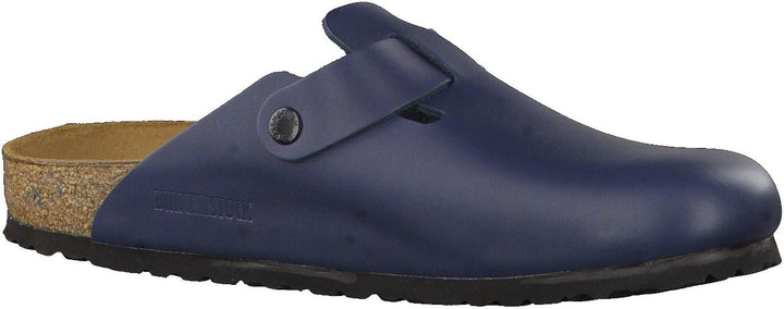 BIRKENSTOCK Herren Clogs Boston ESD 41 EU Schmal Blau, 41 EU Schmal Blau
