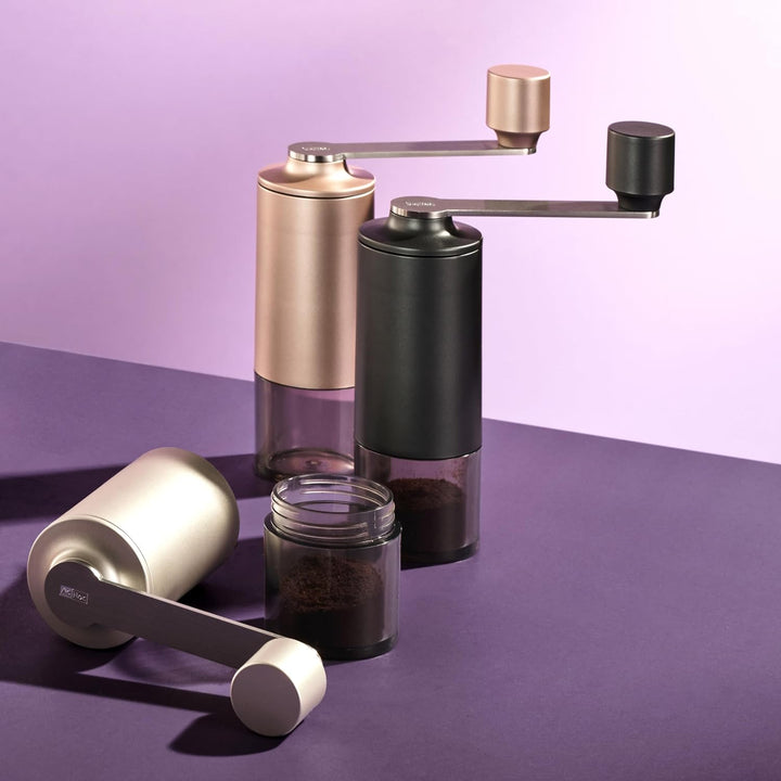 AdHoc MC13 Kaffeemühle Moro | Manuelle Mühle mit CeraCutXL Keramikmahlwerk &amp; DirectDrive-Kurbel | St