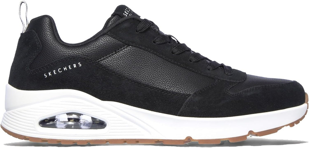 Skechers Damen Uno Sneaker 41 EU Schwarz, 41 EU Schwarz