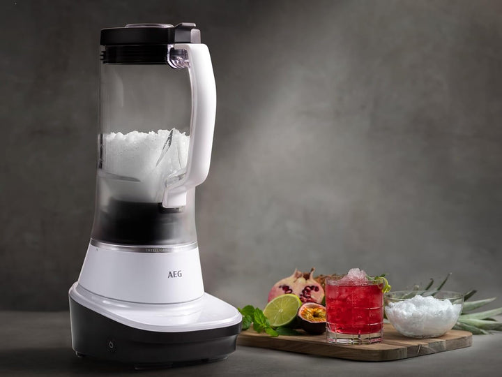 AEG TB7-1-6WWM Standmixer / Geschwindigkeitsanpassung / 3 Stufen / 4 Rezeptprogramme / Pulsfunktion