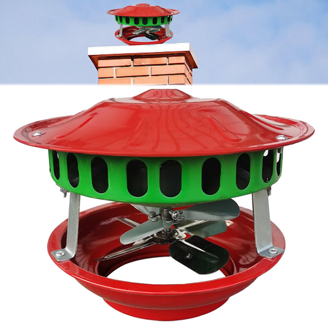 100W Rauchabzug Ventilator,Kamin Ventilator mit 7 Fächerblätter für 12-21cm Ventilator für Kamin & H