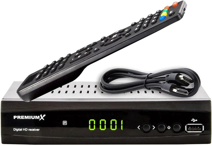 Premium X HD 521 FTA Digital TV SAT Receiver DVB-S2 FullHD Satelliten Empfänger HDMI SCART USB Media