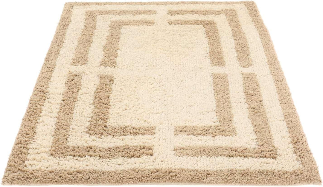 RugVista Badematte Chateau, 90 x 60 cm, Rechteckig, Mittelflor, Anti-Rutsch, Moderner Badteppich, Ma