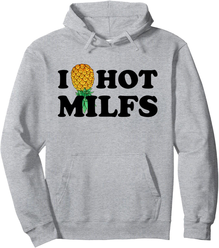 Ich Ananas Hot Moms Milfs Kopf Ich Herz Lustig Swinger Pullover Hoodie