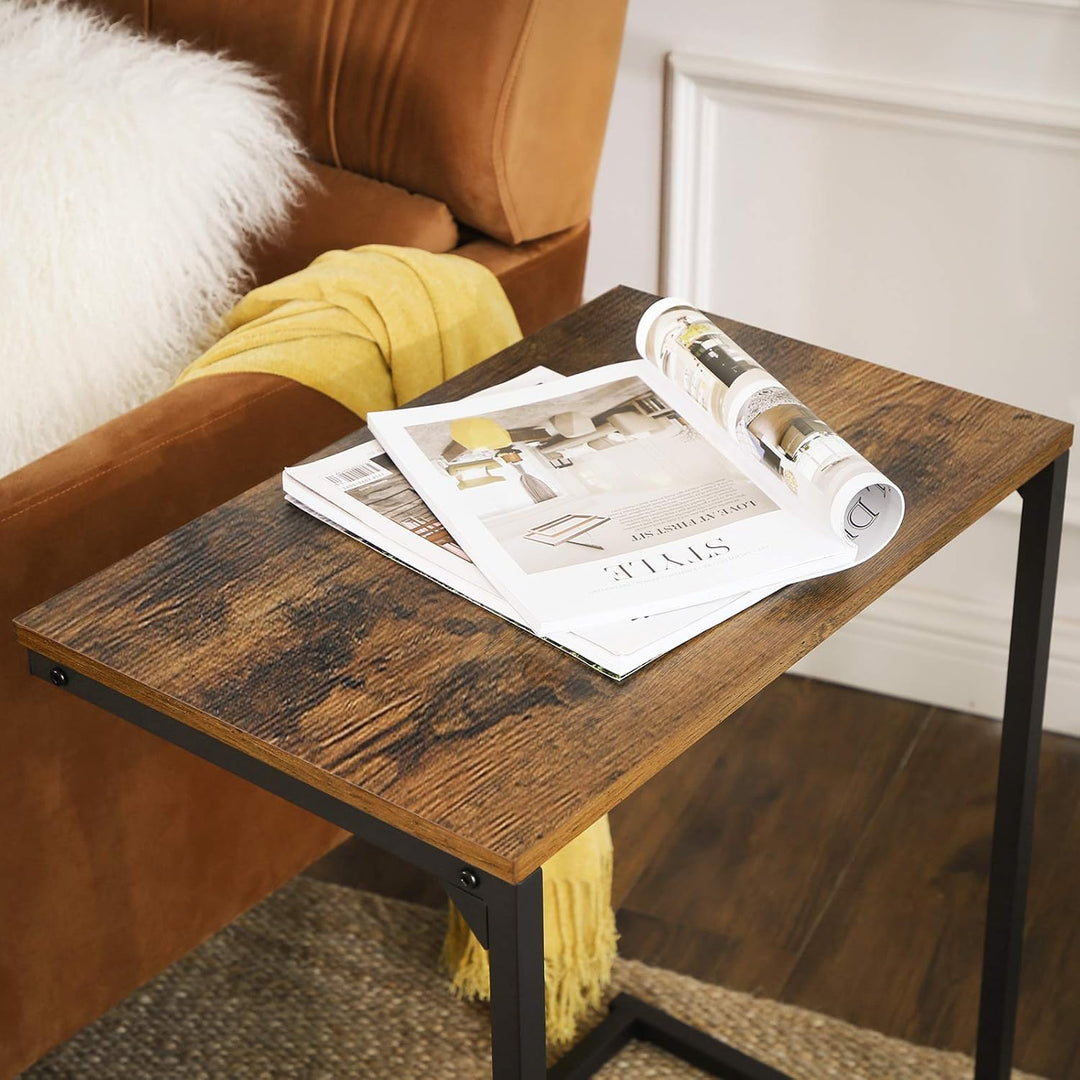 VASAGLE Beistelltisch Couch, Kleiner Sofatisch, Kaffeetisch, Schlafzimmer, Wohnzimmer, Arbeiten im B